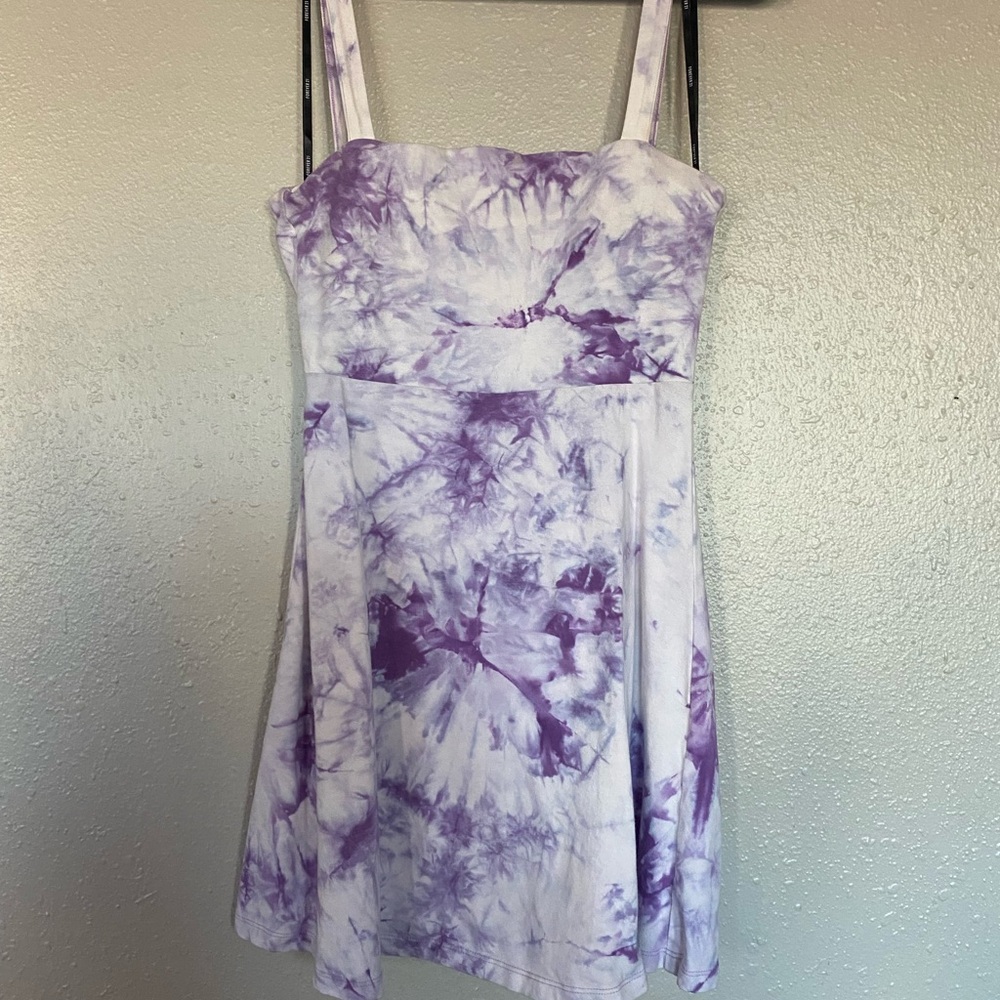 Forever 21 Purple Tie-Dye Dress Juniors